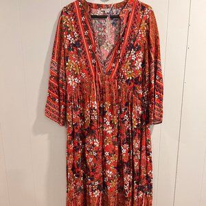 Bohemian Floral Dress